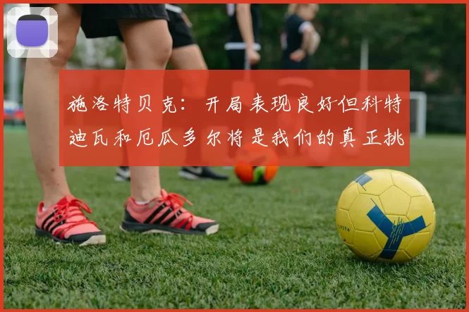 施洛特贝克：开局表现良好但科特迪瓦和厄瓜多尔将是我们的真正挑战